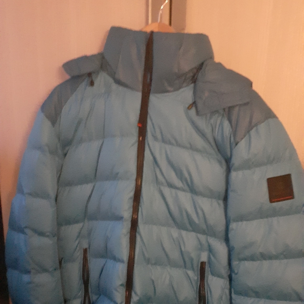 Fire and Ice down jacket with hood